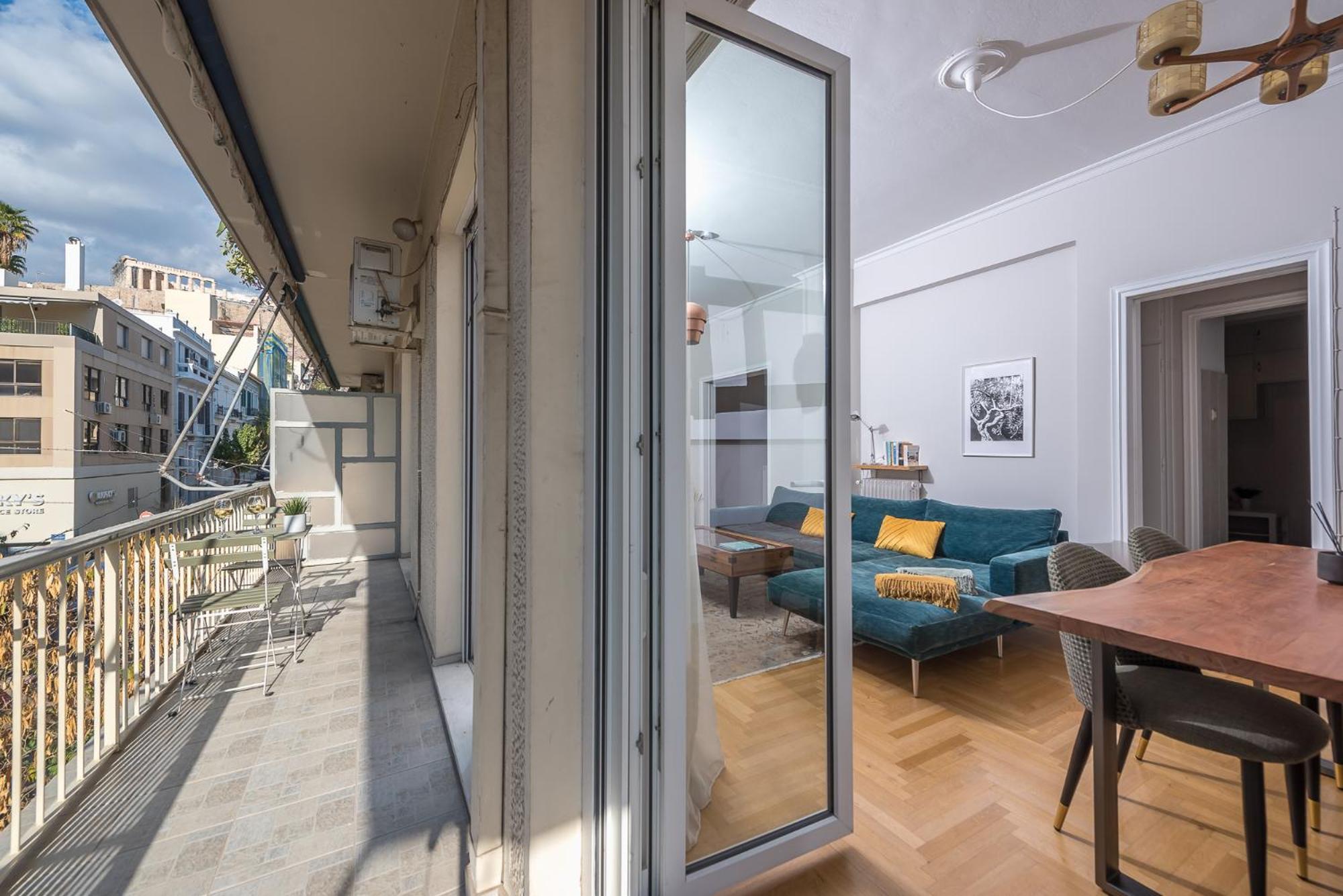 Spacious 2Bds Apt With Acropolis View In Center Афины Экстерьер фото